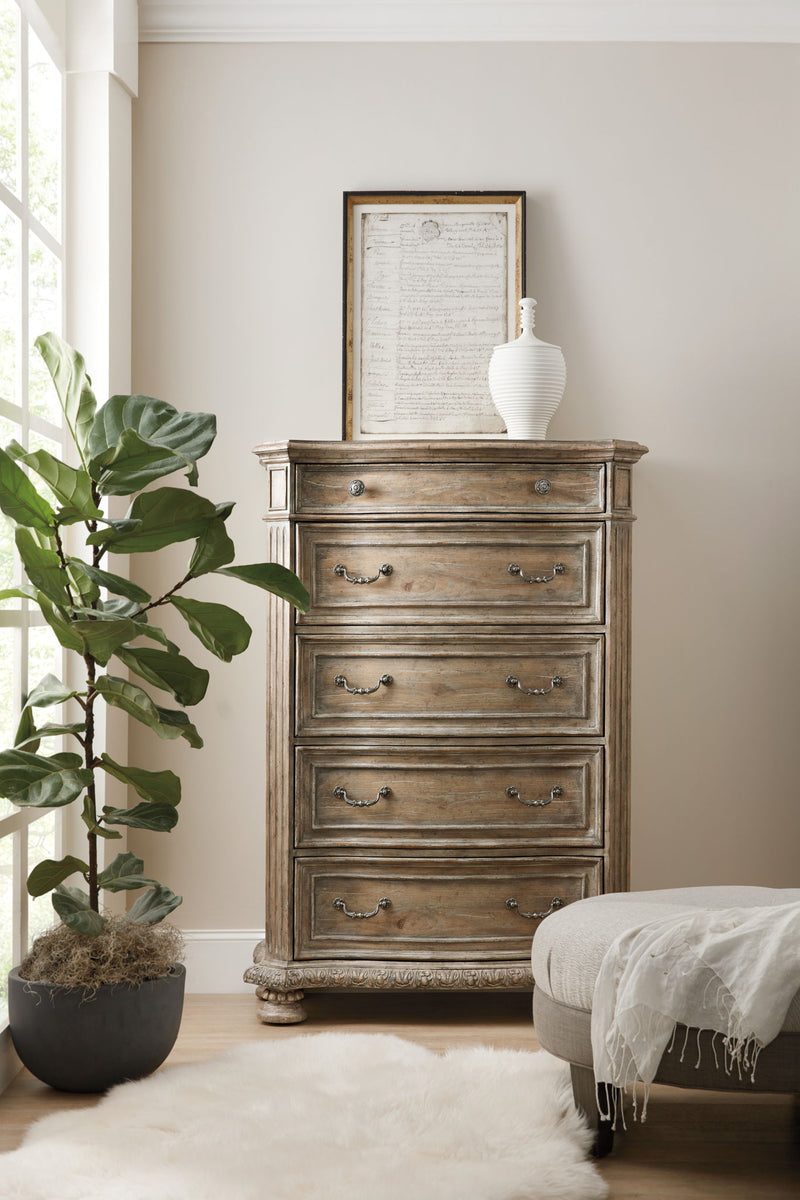 Castella - 5-Drawer Chest - Light Brown
