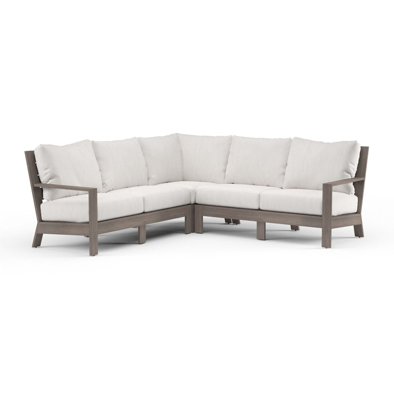 Laguna - Sectional, No Welt - Canvas Flax / Driftwood