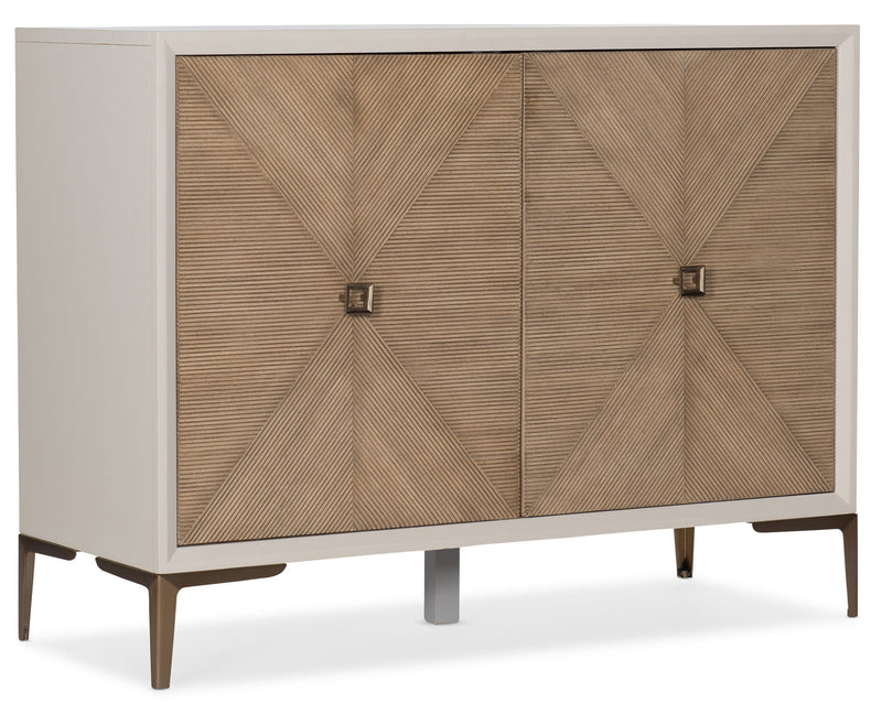 Melange - Lisette Hall Chest - Beige / Light Brown