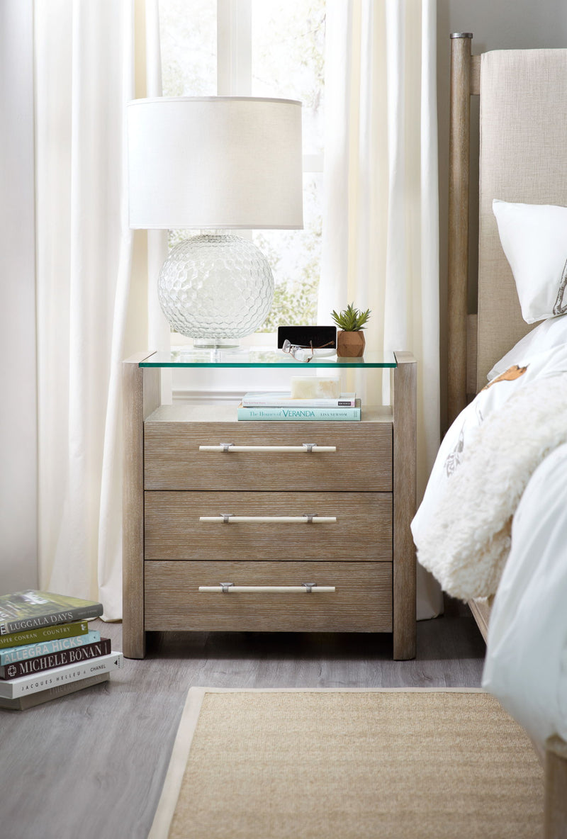 Affinity - 3-Drawer Nightstand - Gray