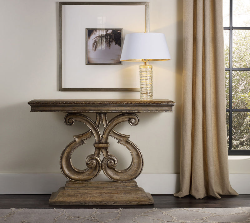 Melange - Solana Console Table - Light Brown