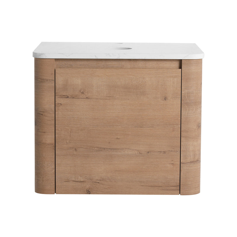 Wall Mounted Bathroom Vanity With Soft Close Door, Excluding Sink