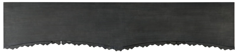 Melange - Apollo Credenza - Dark Gray / Gold