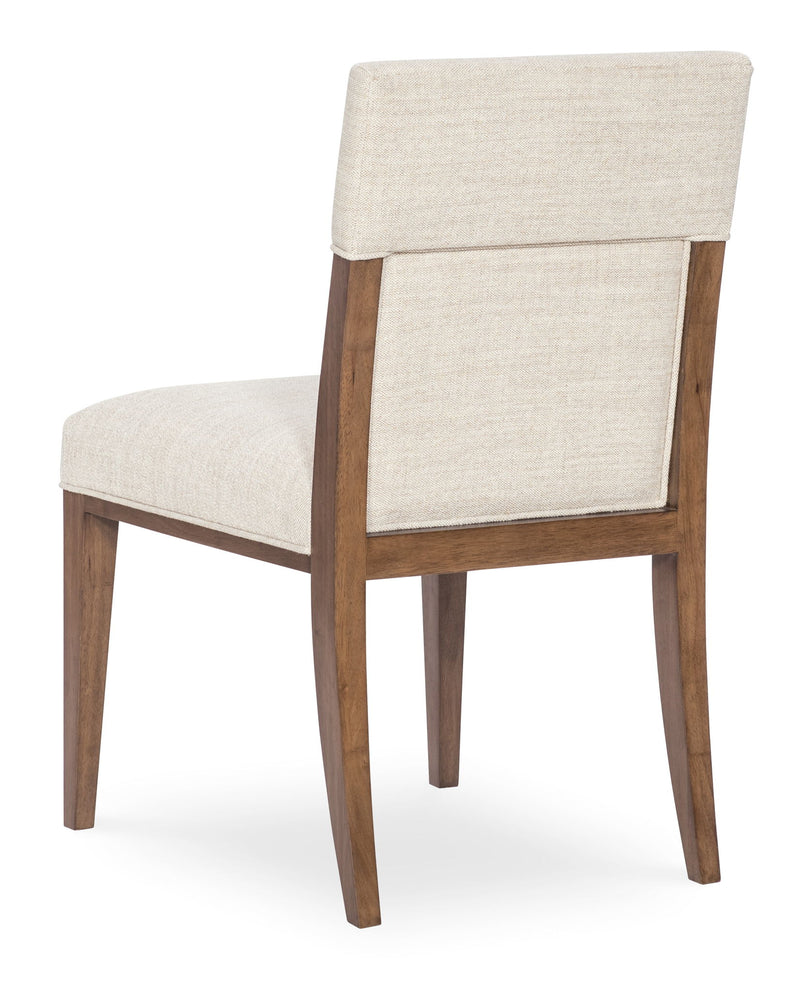 Eleana - Dining Chair - Beige / Dark Brown