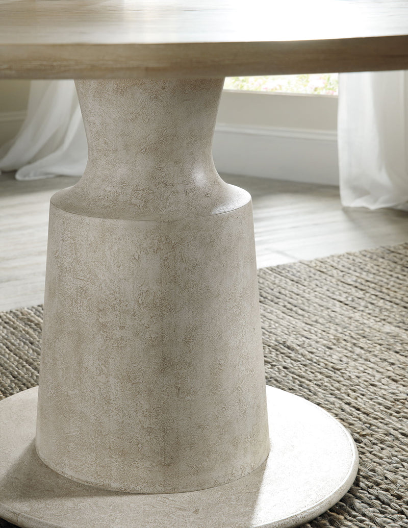 Cascade - Pedestal Dining Table - Light Brown