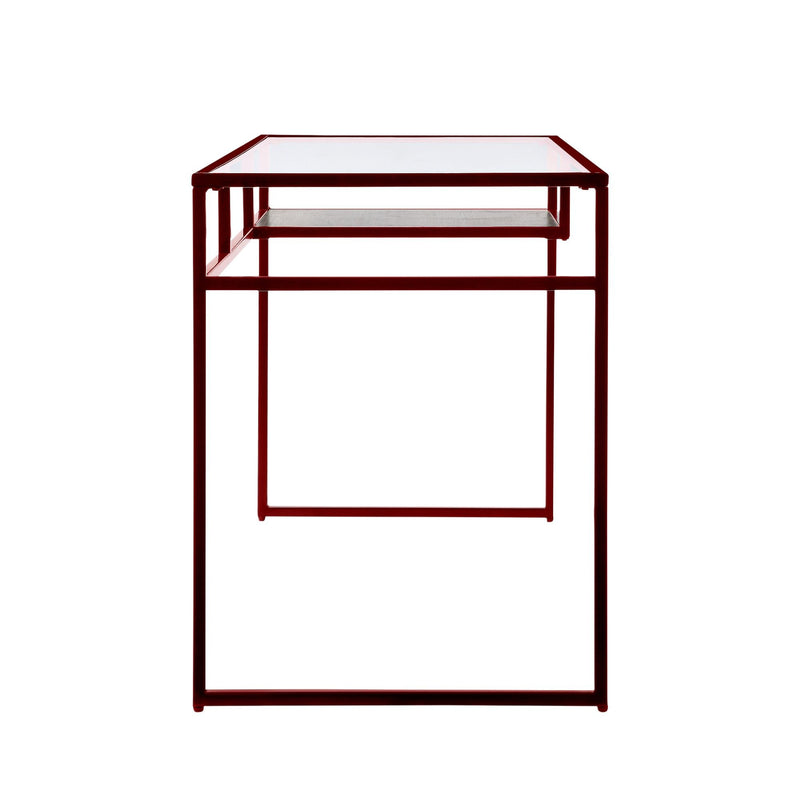 Yasin - Glass Top Writing Desk
